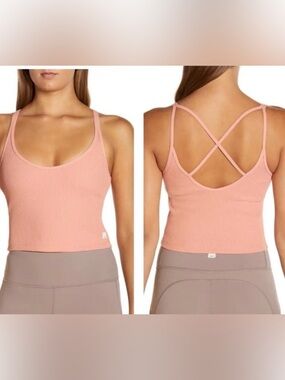 Vuori Rib Crop Tank size Large